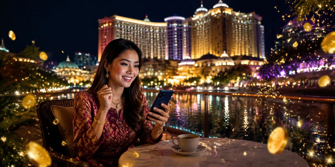Pemain di Genting Highlands mendaftar akaun iroyal88 pada telefon pintar